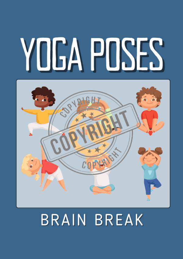 Kids Yoga Brain Break Poster