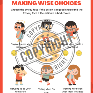 Social Emotional Learning Worksheet for Kids